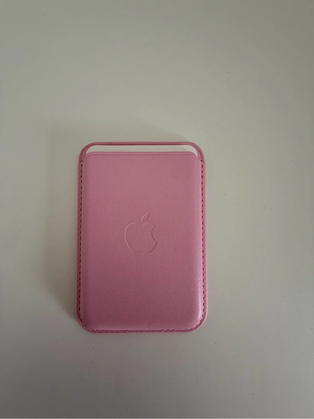 Apple Pink Leather iPhone Wallet Case
